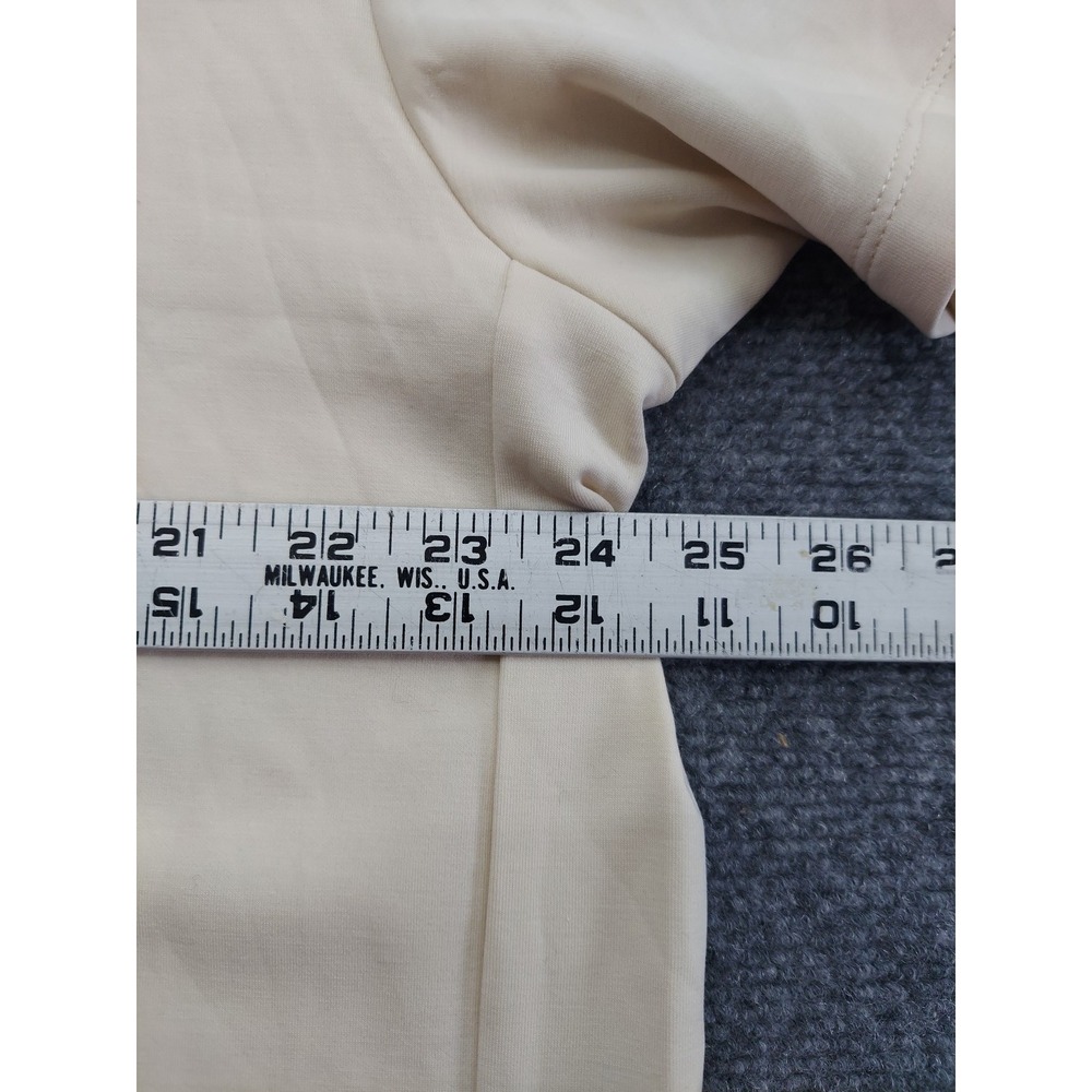 Members Mark Shirt womens XXL Beige Short Sleeve Luxe Tee Stretch Soft NWT‎ - Picture 9 of 10